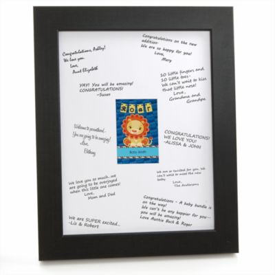 Lion Boy - Personalized Baby Shower Signature Mat Gift