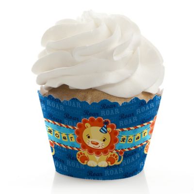 Lion Boy - Birthday Party Cupcake Wrappers