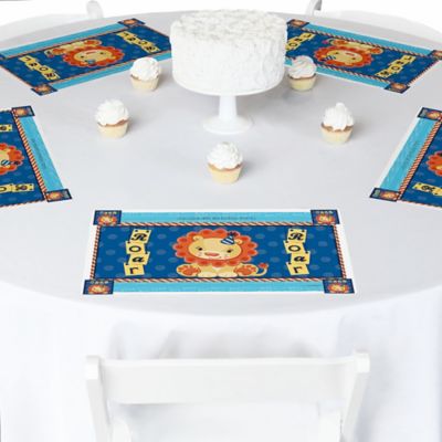 Lion Boy - Personalized Birthday Party Placemats