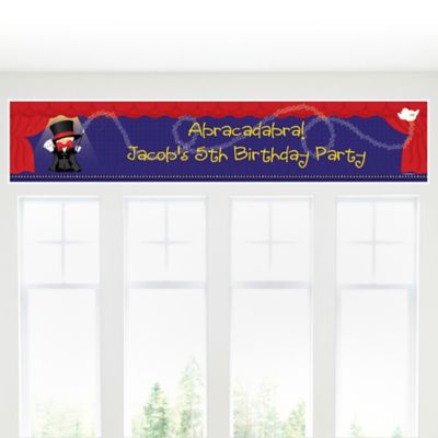 Little Magician - Personalized Birthday Party Banners