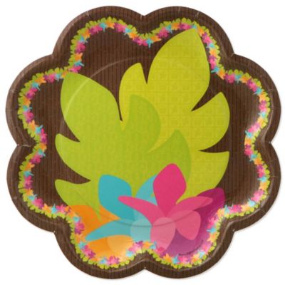 Luau - Baby Shower Dinner Plates - 8 ct