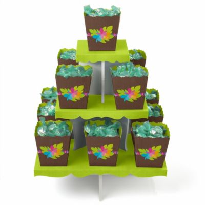 Luau - Birthday Party Candy Stand and 13 Candy Boxes