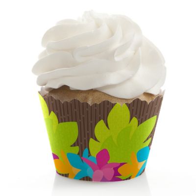 Luau - Birthday Party Cupcake Wrappers
