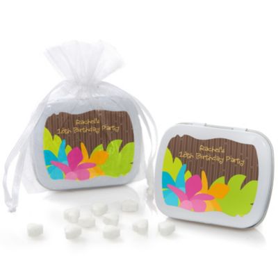 Luau - Personalized Birthday Party Mint Tin Favors