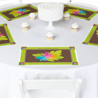 Luau - Personalized Birthday Party Placemats