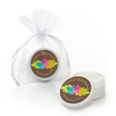 Luau - Personalized Bridal Shower Lip Balm Favors
