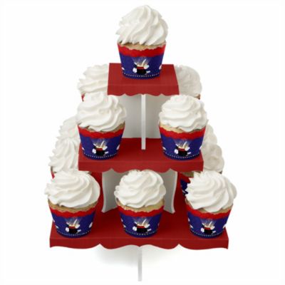 Little Magician - Birthday Party Cupcake Stand and 13 Cupcake Wrappers