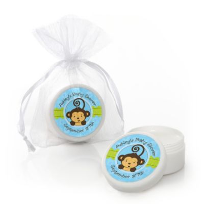 Monkey Boy - Personalized Baby Shower Lip Balm Favors
