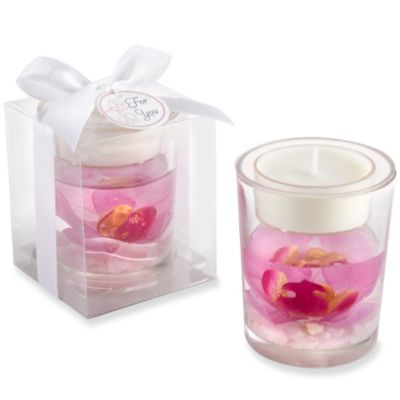 Orchid Tealight Holder - Baptism Favors
