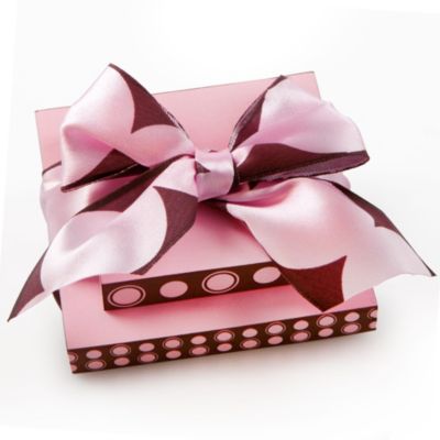 Pink and Brown - Baby Shower Notepad Favors 