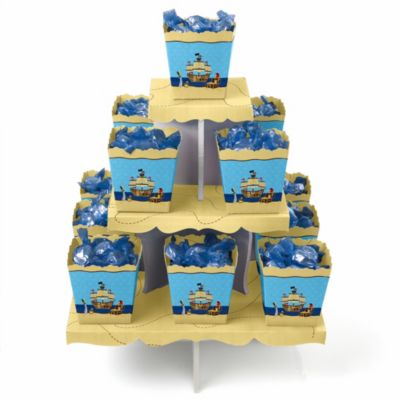 Ahoy Mates! Pirate - Birthday Party Candy Stand and 13 Candy Boxes