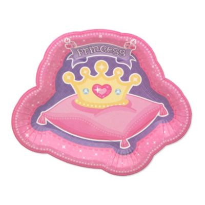 Pretty Princess - Baby Shower Dessert Plates - 8 ct