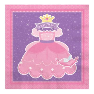 Pretty Princess - Baby Shower Luncheon Napkins - 16 ct