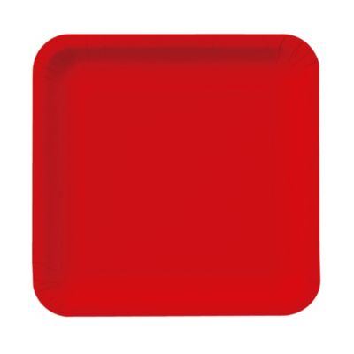 Red - Baby Shower Dessert Plates 18 ct