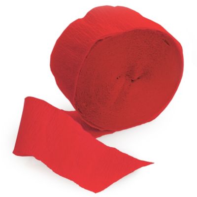 Red - Baby Shower Streamers
