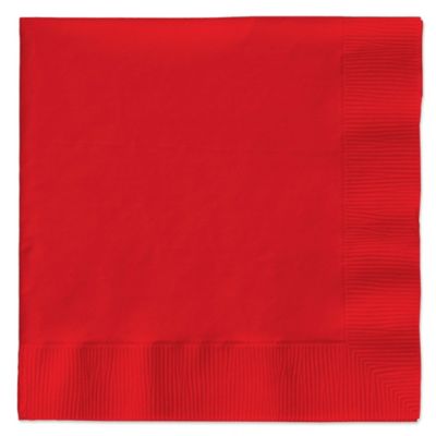 Red - Bridal Shower Luncheon Napkins - 50 ct