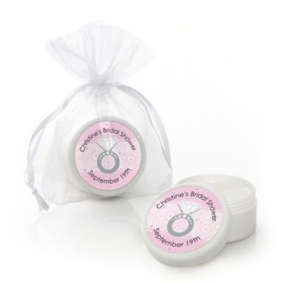 With This Ring - Personalized Bridal Shower Lip Balm Favors