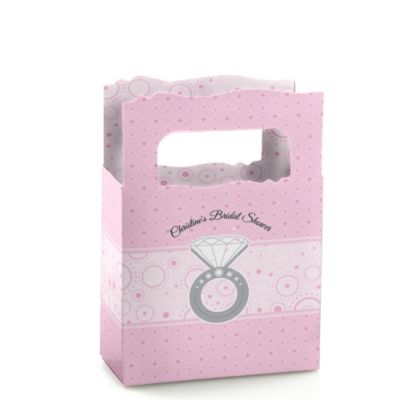 With This Ring - Personalized Bridal Shower Mini Favor Boxes
