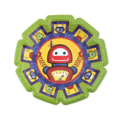 Robots - Baby Shower Dessert Plates - 8 ct