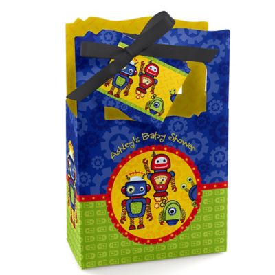 Robots - Personalized Baby Shower Favor Boxes