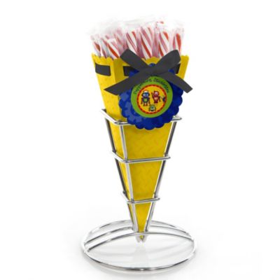 Robots - Birthday Party Candy Bouquets with Sticklettes