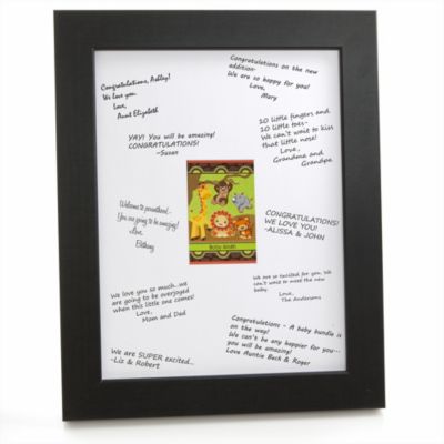 Funfari&trade; - Fun Safari Jungle - Personalized Baby Shower Signature Mat Gift
