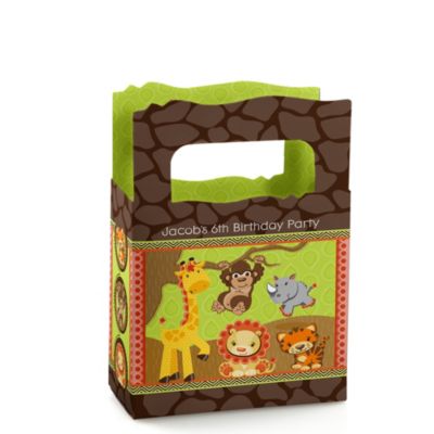 Funfari&trade; - Fun Safari Jungle - Personalized Birthday Party Mini Favor Boxes