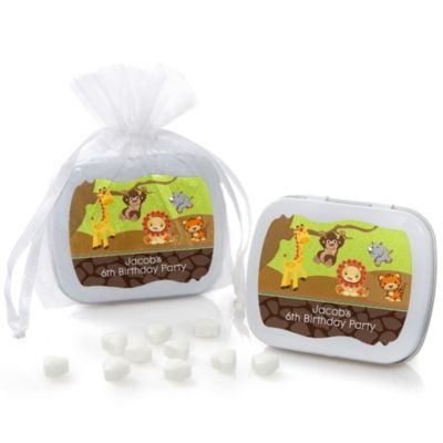 Funfari&trade; - Fun Safari Jungle - Personalized Birthday Party Mint Tin Favors