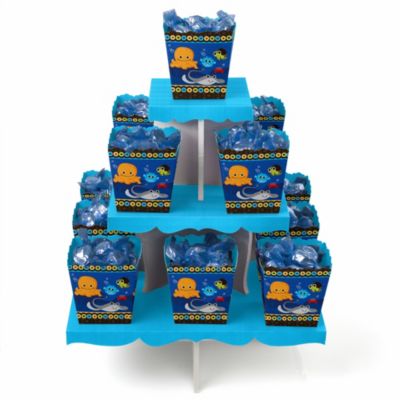 Under The Sea Critters - Birthday Party Candy Stand and 13 Candy Boxes