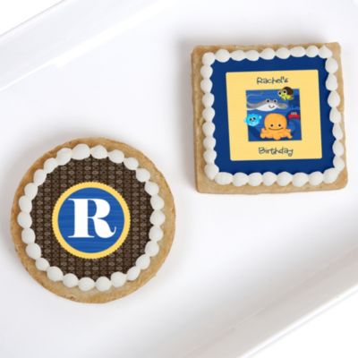 Under The Sea Critters - Personalized Birthday Party Cookies