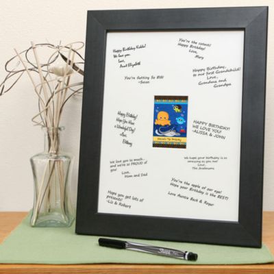 Under The Sea Critters - Personalized Birthday Party Signature Mat Gift
