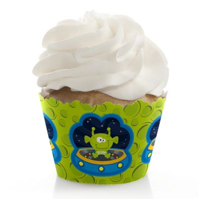 Lil' Space Alien - Baby Shower Cupcake Wrappers