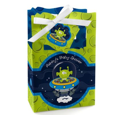 Lil' Space Alien - Personalized Baby Shower Favor Boxes