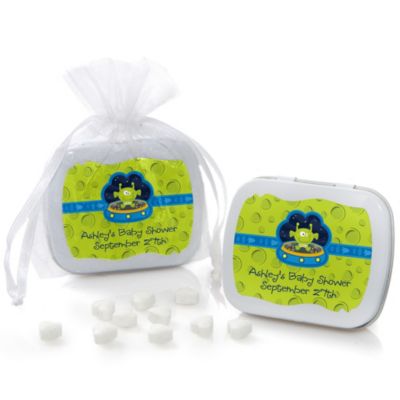 Lil' Space Alien - Personalized Baby Shower Mint Tin Favors
