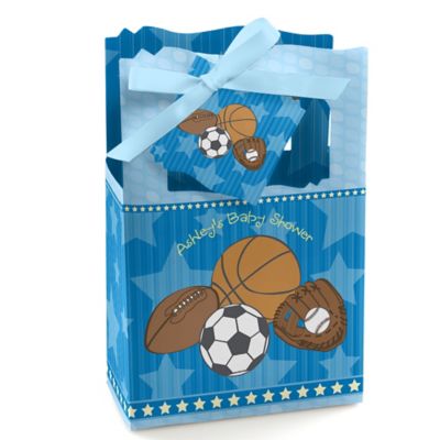 All Star Sports - Personalized Baby Shower Favor Boxes