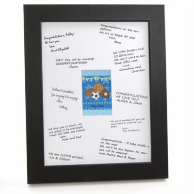 All Star Sports - Personalized Baby Shower Signature Mat Gift