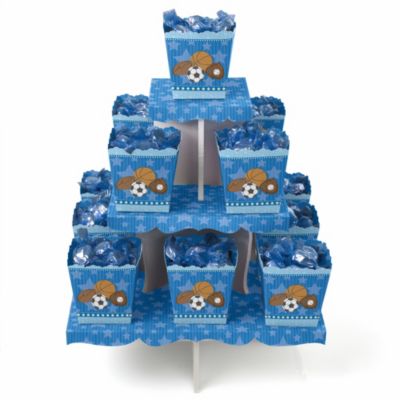 All Star Sports - Birthday Party Candy Stand and 13 Candy Boxes