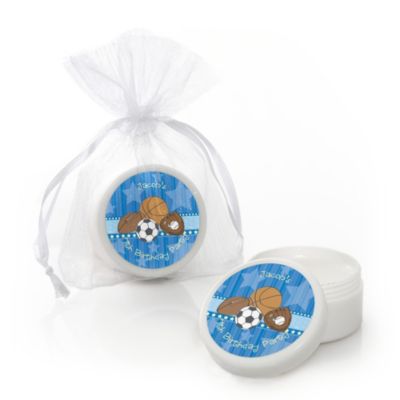 All Star Sports - Personalized Birthday Party Lip Balm Favors
