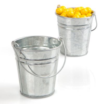 Empty Fillable Tin Bucket - Birthday Party Do It Yourself