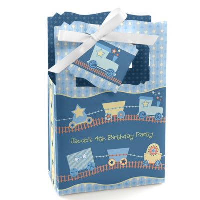 Train - Personalized Birthday Party Favor Boxes