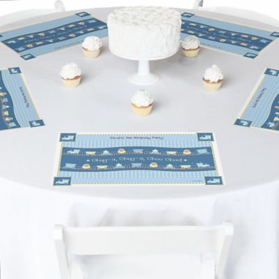 Train - Personalized Birthday Party Placemats