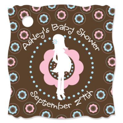 Trendy Mommy - Personalized Baby Shower Tags - 20 ct