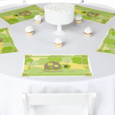 Baby Turtle  - Personalized Baby Shower Placemats