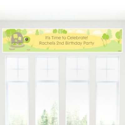 Turtle - Personalized Birthday Party Banners