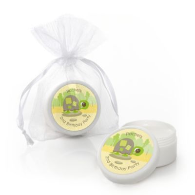 Turtle - Personalized Birthday Party Lip Balm Favors