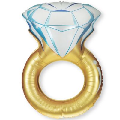 Engagement Ring - Bridal Shower Mylar Balloon