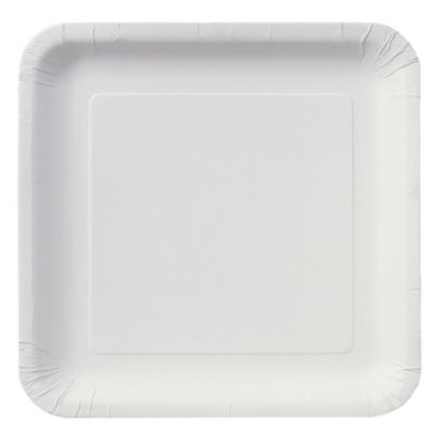 White - Birthday Party Dinner Plates 18 ct
