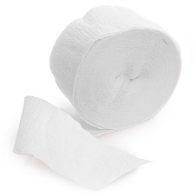 White - Birthday Party Streamers