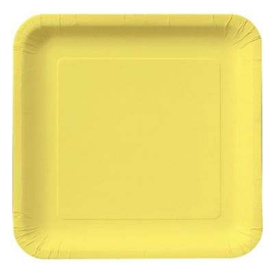 Yellow - Baby Shower Dinner Plates - 18 ct