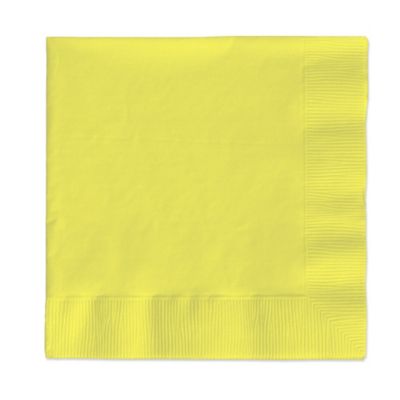 Yellow - Bridal Shower Beverage Napkins - 50 ct